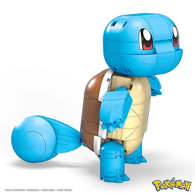 Foto 5 de 6 de MEGA Construx Pokémon Construye y muestra Squirtle Figura de 180 bloques de construcción de juguete…