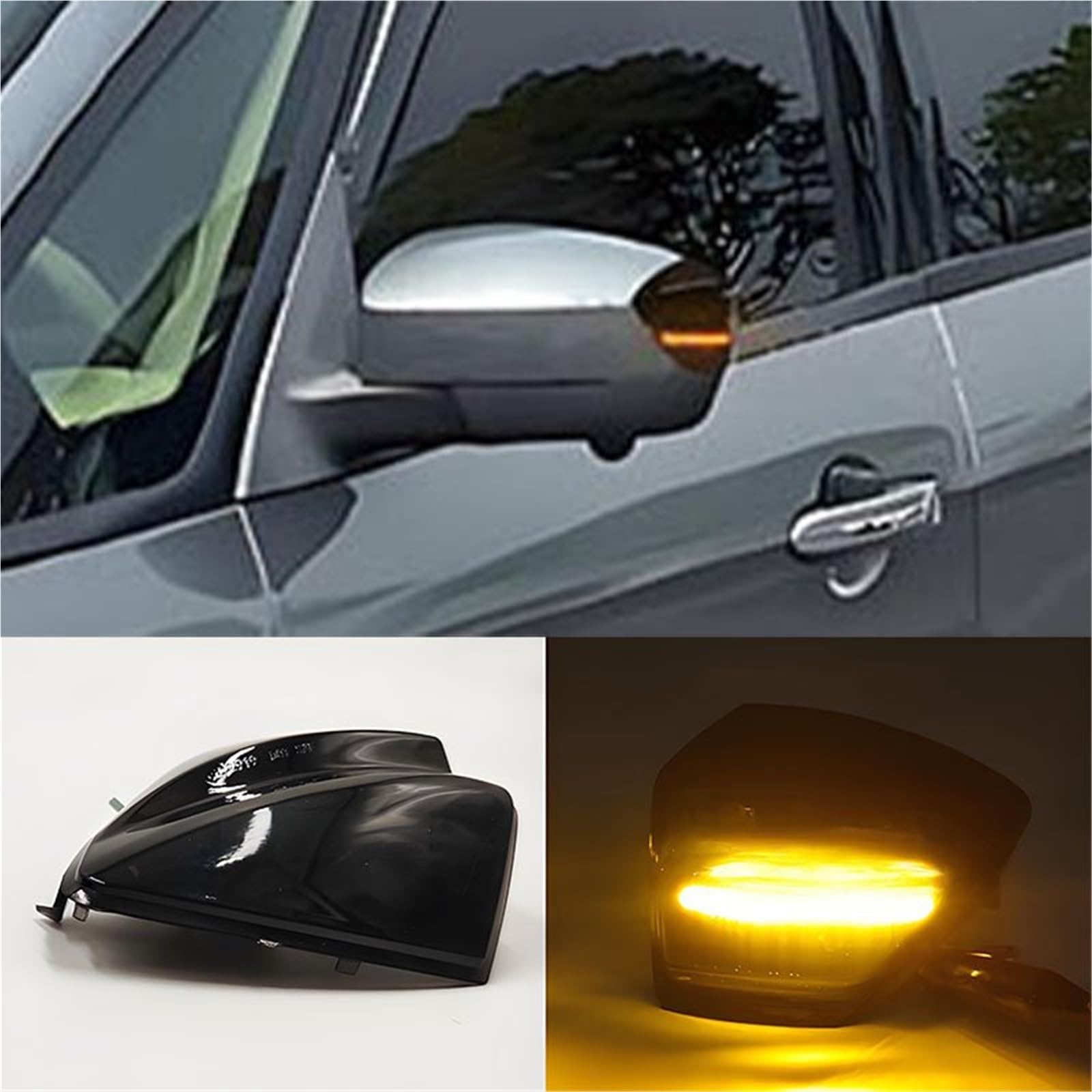 Applicabile Agli Indicatori Direzione A LED Degli Specchietti Retrovisori 6M2113B381AA Per Ford Per S-Max Per Kuga C394 2006-2015 Indicatori Direzione Dinamici