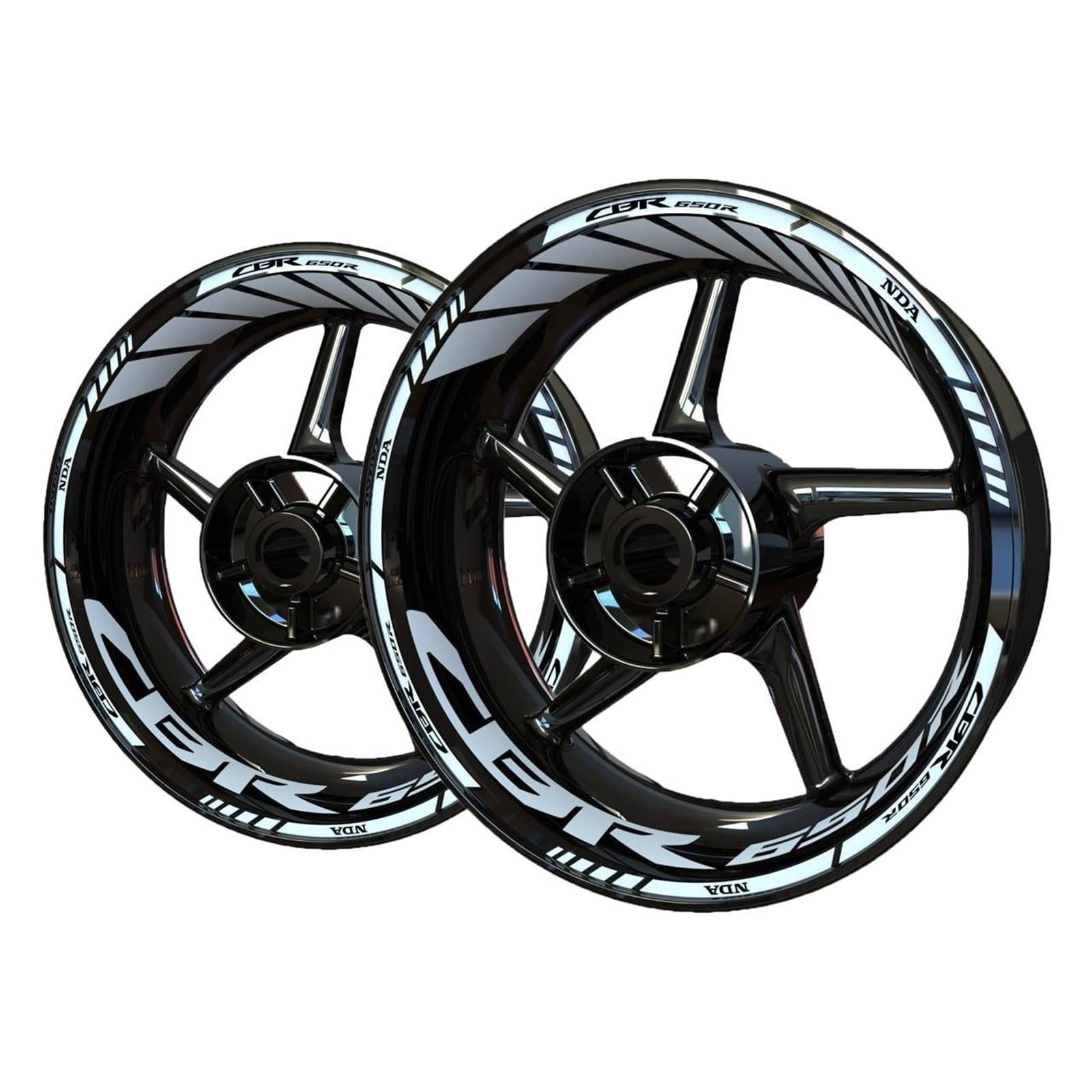 for CBR650R for CBR 650R Decal Kit Rim Wheel Sticker Motorcycle Set(4)