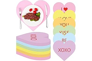 Harloon Valentine's Day Disposable Paper Placemats