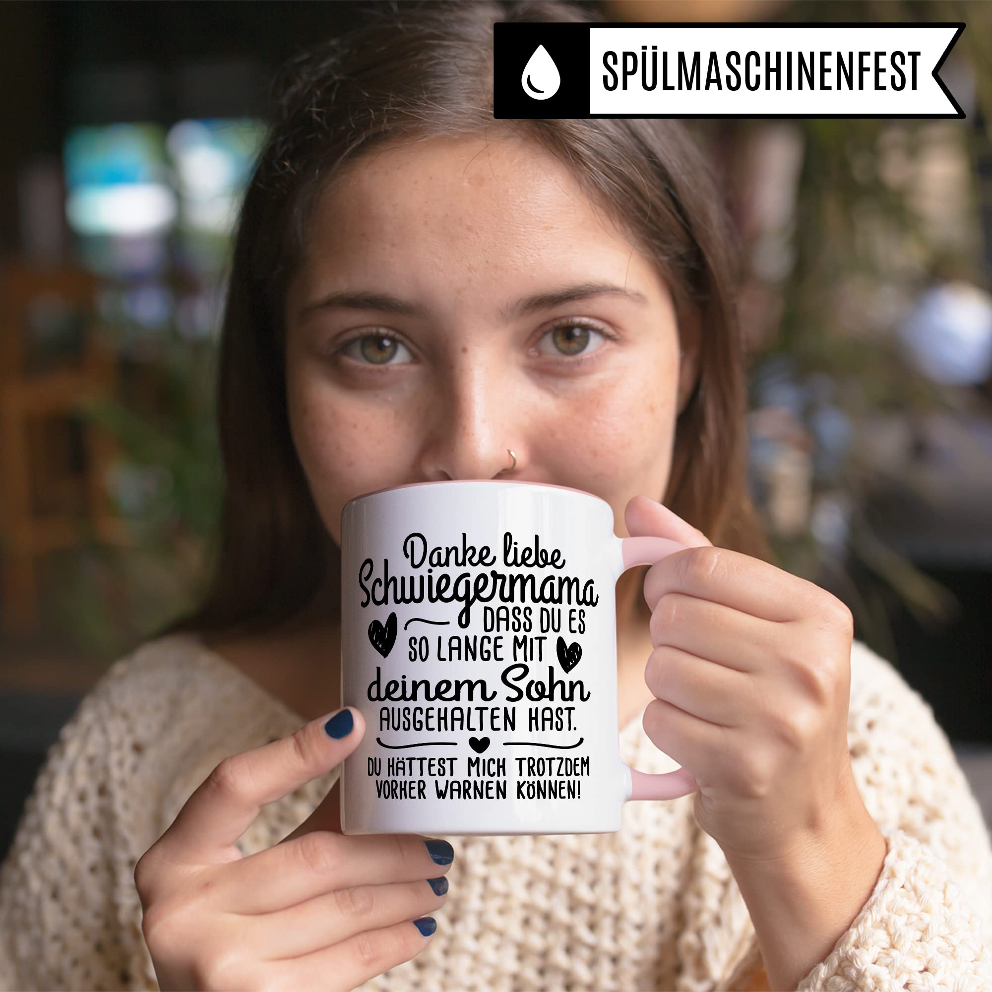 Tazza Regalo Per Suocera Con Scritta 'Altre Mamme Sicuriche - Tu' – Tazza Da Caffè 330 Ml In Ceramica, Stampata Su Entrambi I Lati, Lavabile In Lavastoviglie, Fatta A Mano In Germania - 4