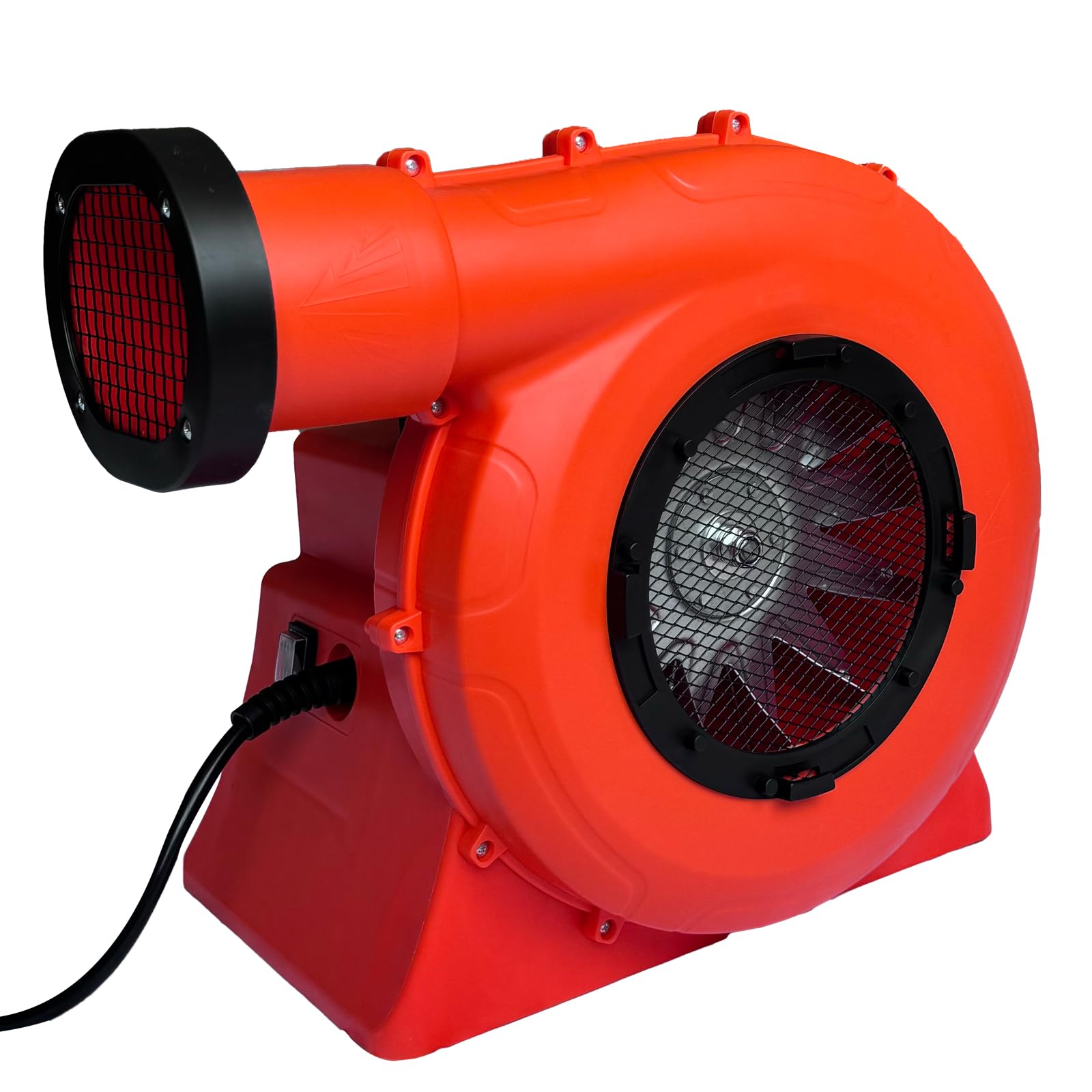 Air Blower, 1100Watt/1.5HP Powerful Bounce House Blower, Portable Fan Pump Commercial for Large Inflatables, Water Slides, Castle, Jump Slides, Holiday Decorations