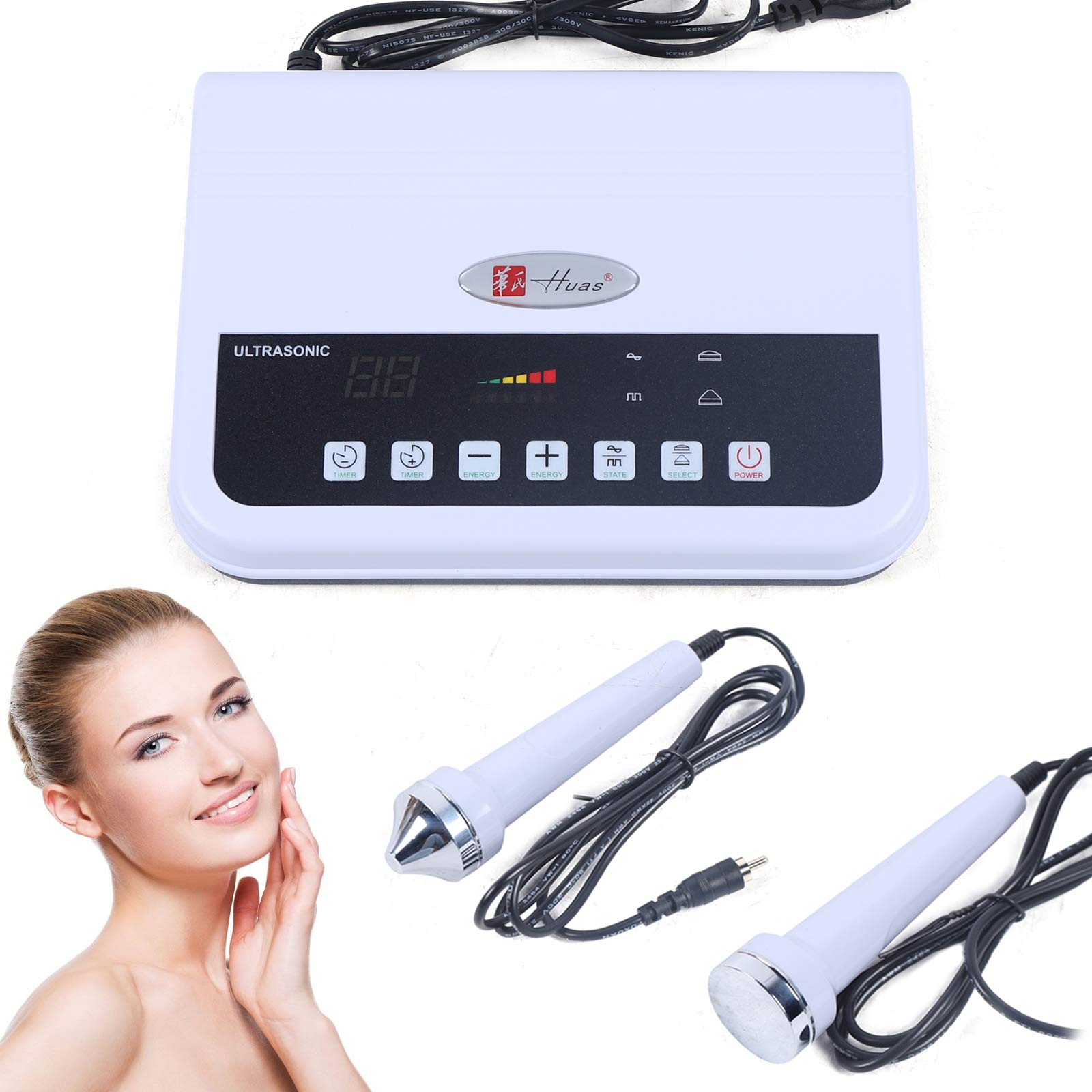 Ultraschall Gesicht Augen Haut Massage Therapie Anti-aging Kosmetikgerät SPA 22W für Hautverjüngung Faltenentfernung Anti Falten Anti Aging Hautstraffung