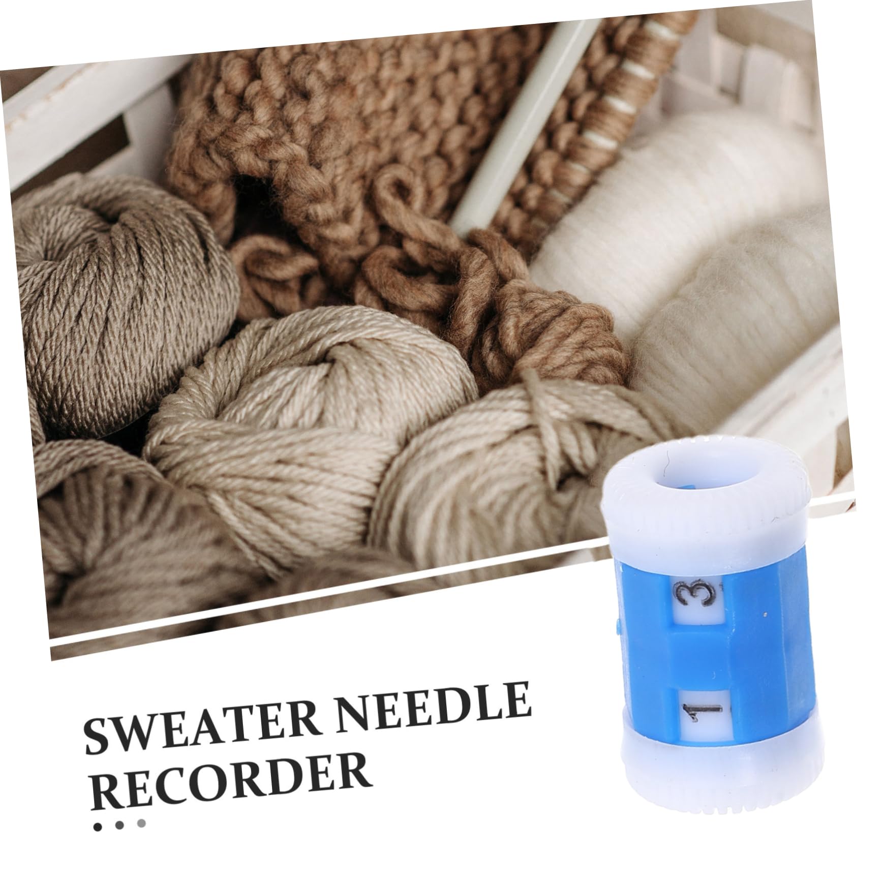HAPINARY 100 Stück Teiliges Strickzähler Flexibler Maschenmarker für Anfänger Präziser Häkelzähler für Strickprojekte für Pullover Schals und Mützen