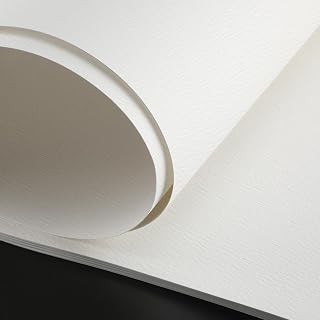 10 Sheets Large Watercolor Paper 22 x 30 Inches, 140 lb/300 GSM Cotton Drawing Paper Texture White Blank Painting Paper for DIY Craft Activities Student Artists Drawing Supplies