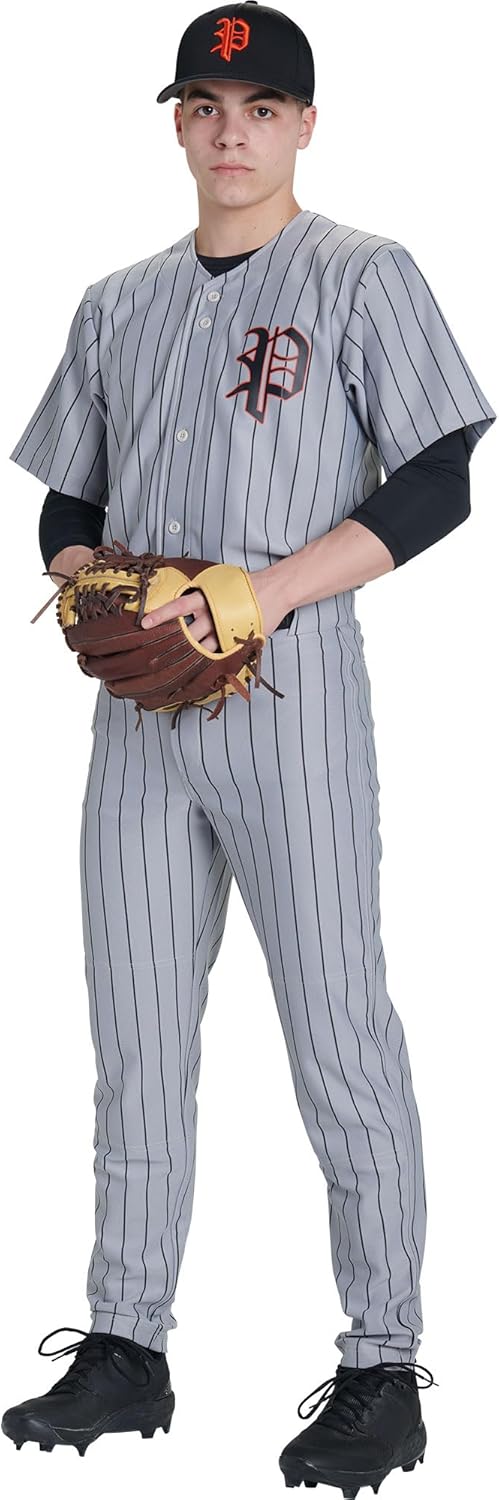 Champro Boys Triple Crown 2.0 Tapered Bottom Baseball Pants with Pinstripes - Image 2