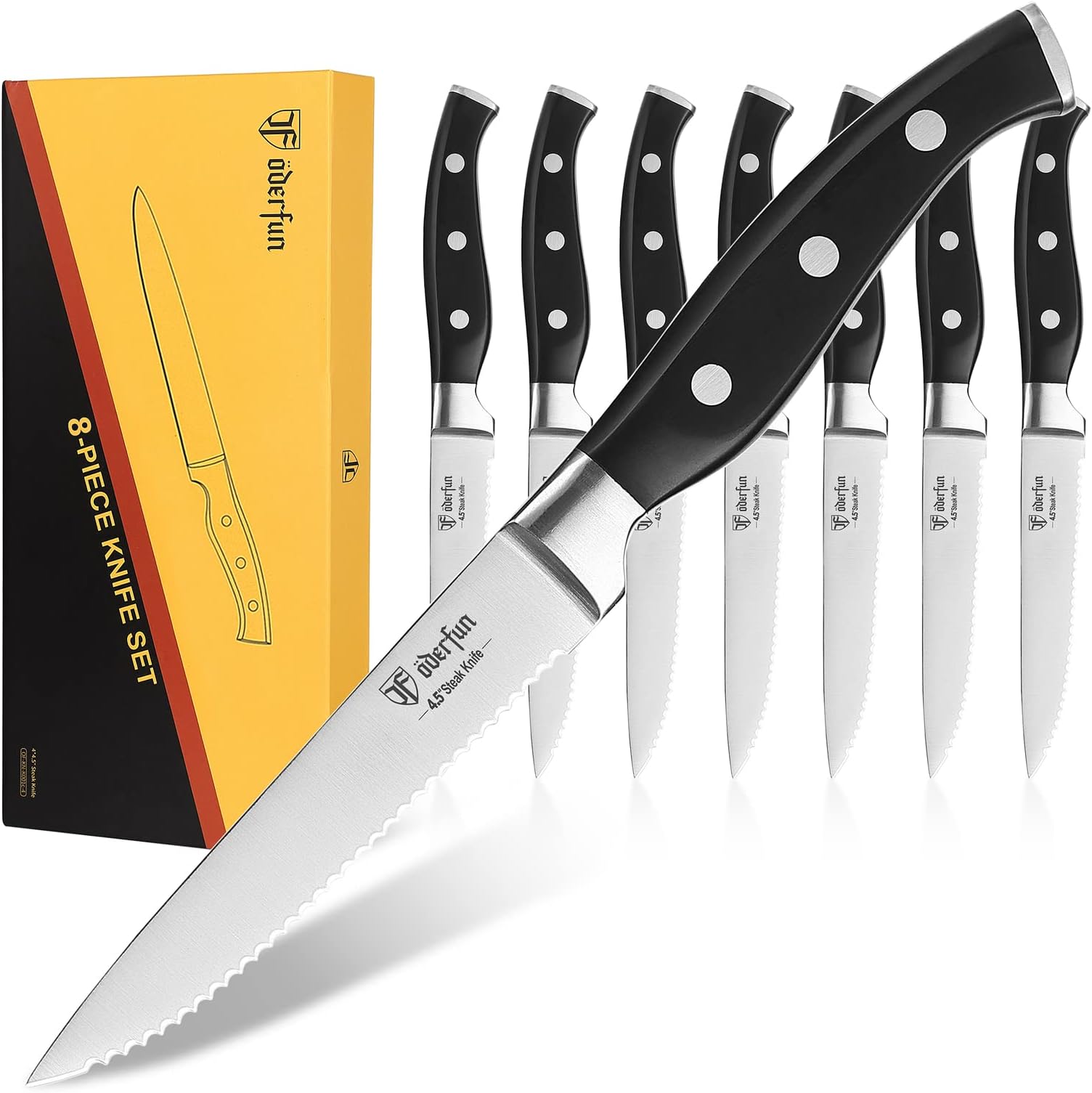 8 LONGHORN STEAKHOUSE STEAK KNIVES New! BBQ Kitchen