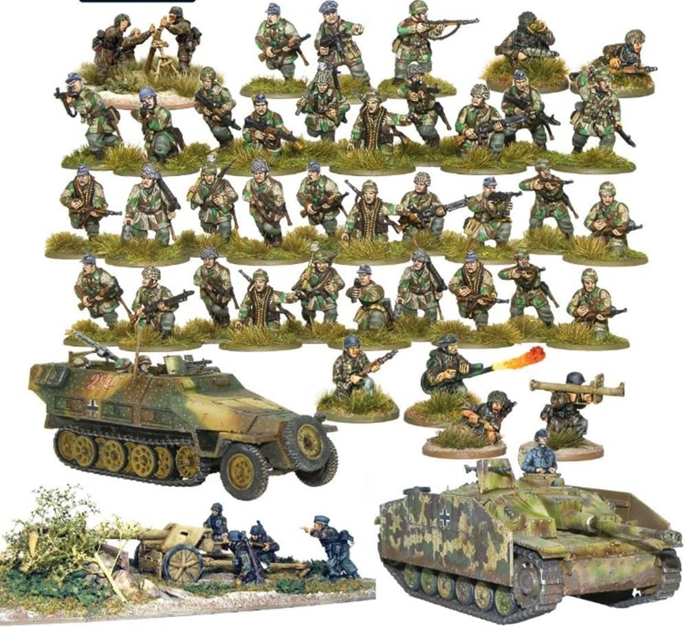 Warlord Games Fallschirmjager German Starter Army - Bolt Action 28mm Minatures WWII Table Top Game