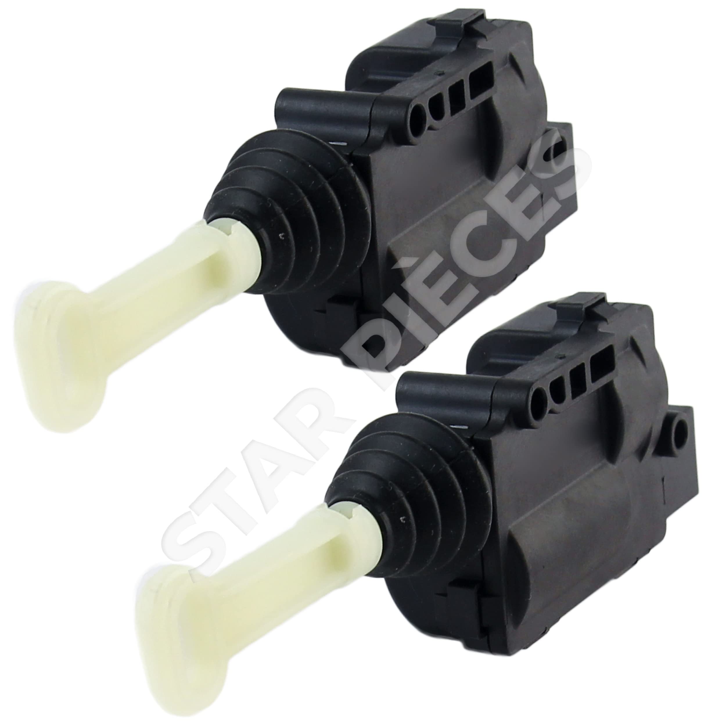 2 actionneurs de porte compatibles pour Peugeot 1007 (2005-2010) Serrures portes coulissantes. AVANT GAUCHE + DROIT | 661536, 9649879580