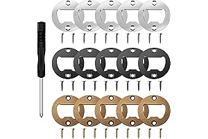 15 Sets Bottle Opener Inserts Kit with Screws and Screwdriver for DIY Resin Mould