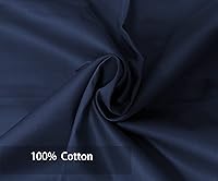 Vista 1 de iMaylex - Juego de 2 fundas para almohadas tipo sobre 100 % de algodón egipcio suave y transpirable, con aspecto de seda y acogedoras, fundas