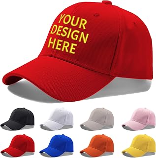 Personalised Youth Baseball Cap with Embroidery Text Logo and Print Photo,Image, Custom Adjustable Classic Vintage Trucker Kid Hats Summer Sun Hat, Casquette de Baseball Personnalisée