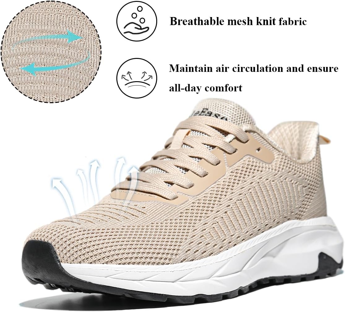 Wide Toe Box Shoes for Men, Lightweight Non Slip Walking Sneakers with Barefoot Feel, Breathable Trail Gym Shoes - Image 7