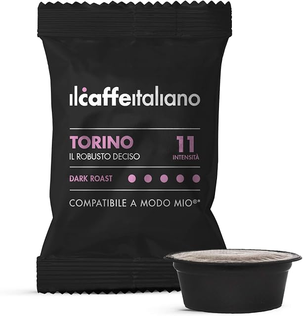 A Modo Mio, 100 kapsułek z A Modo Mio - Il Caffè Italiano - mieszanka Torino, intensywność 11