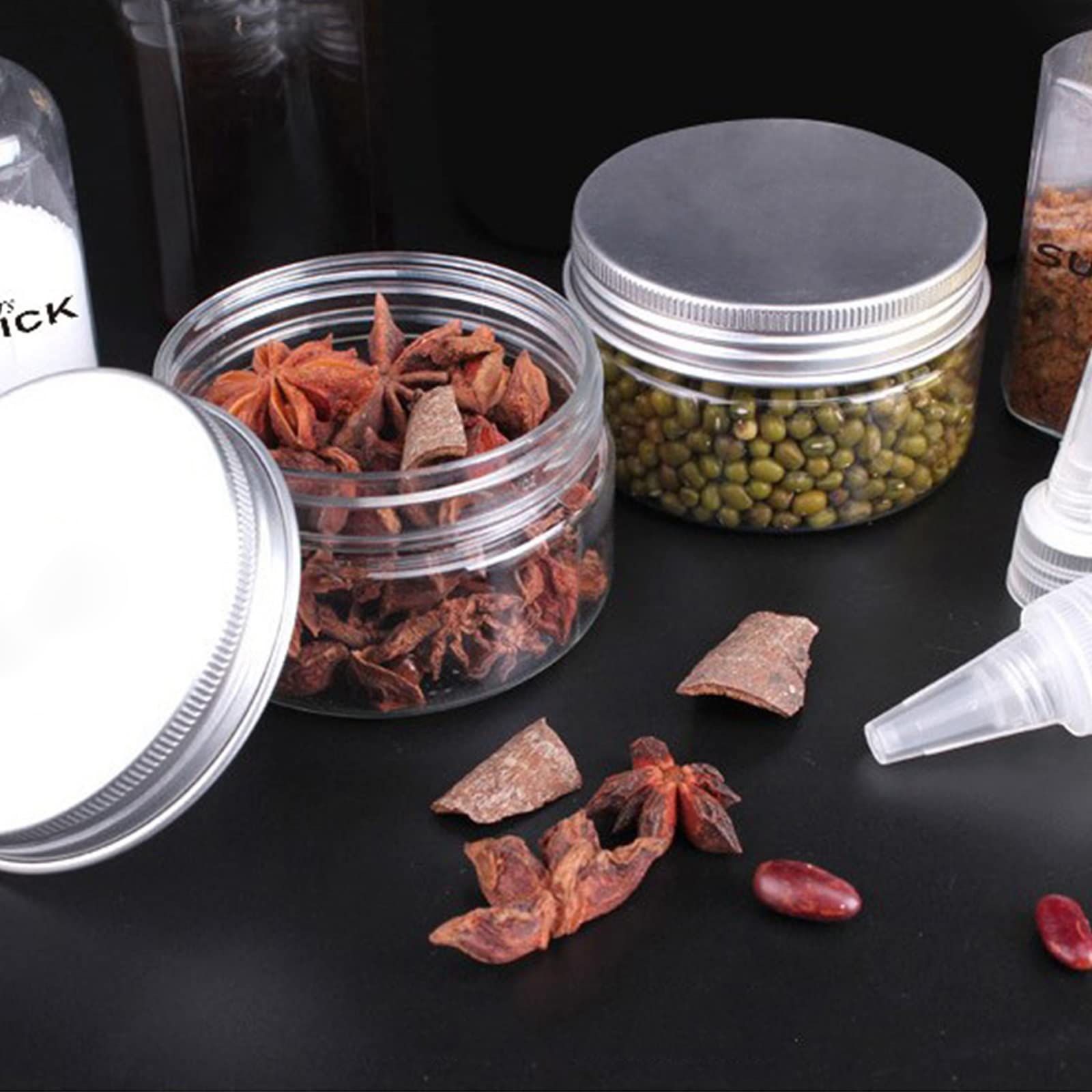 Set Portacondimenti Da Viaggio MKNZOME - Bottiglie Trasparenti Per Sale, Olio E Spezie | Ideale Per Campeggio E Picnic - Foto 9