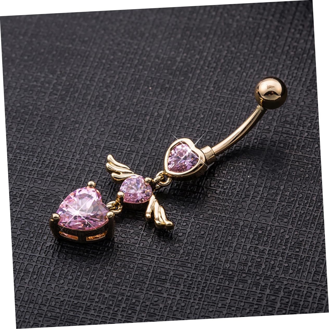 SHERCHPRY 15 Piezas uñas del ombligo anillos del vientre piercings en el ombligo belly button piercing barra con pesas piercing en el ombligo anillos de vientre para mujer Acero inoxidable