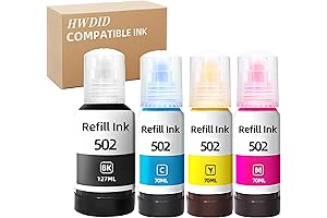 Epson EcoTank Printer Ink Refill Bottle for a Vibrant Print Experience