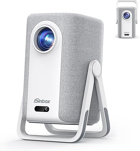 Corto alcance1200ANSIAplicaciones integradas Proyector 4K para exteriores con WiFi y Bluetooth, proyector de enfoque automático con soporte de modo