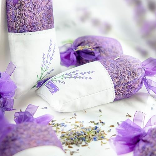 Miniatura 7 de Sobres de lavanda, sobres de lavanda seca, paquete de 8 unidades para armarios, cajones, bolsas de gimnasio, automóviles, armarios de lino, armarios