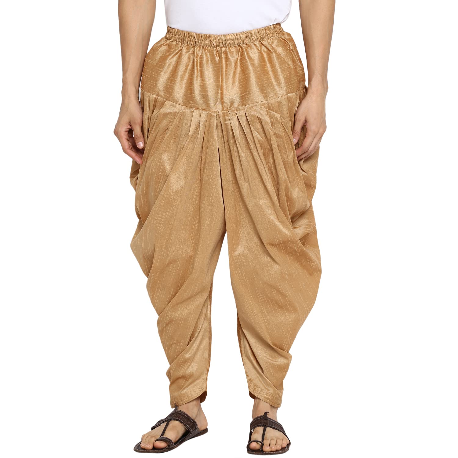 royal kurta Mens Dupion Silk Free Size Ready to Wear Patiala Salwar-picture-37