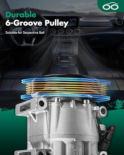 Miniatura 5 de SCITOO Compresor CA CO 10552C Compatible para I-nfinit I30 para N-issan Maxima 3.0L 1997 1998 1999 2000 2001