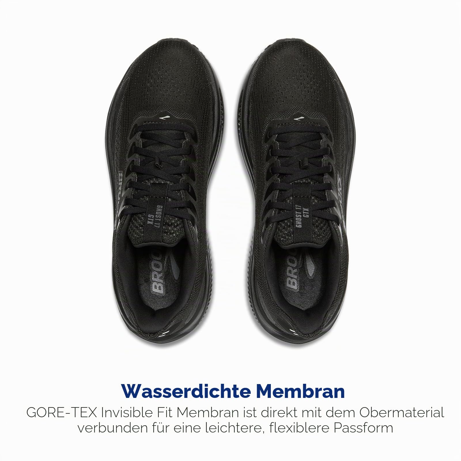 Brooks Ghost 17 GTX Laufschuh Herren schwarz schwarz