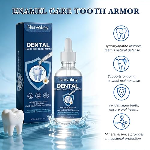 Miniatura 4 de Armadura de dientes para reparación de caries, fórmula de fortalecimiento de esmalte transparente con hidroxi para la salud de la defensa de la