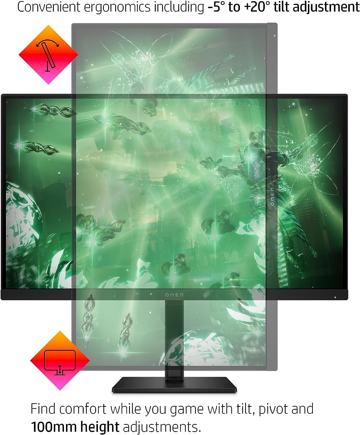 Amazon.com: HP OMEN 27q 27 pulgadas QHD Monitor de juegos 165Hz