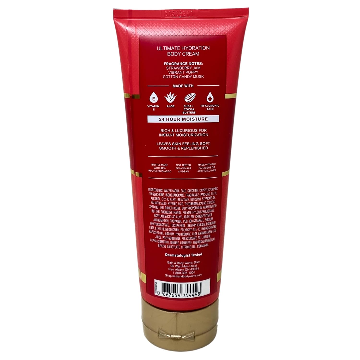 Bath & Body Works Strawberry Flirt Body Cream and Fragrance Mist Duo Set with a Creamy Rose Bar Soap - Full Size - Image 3