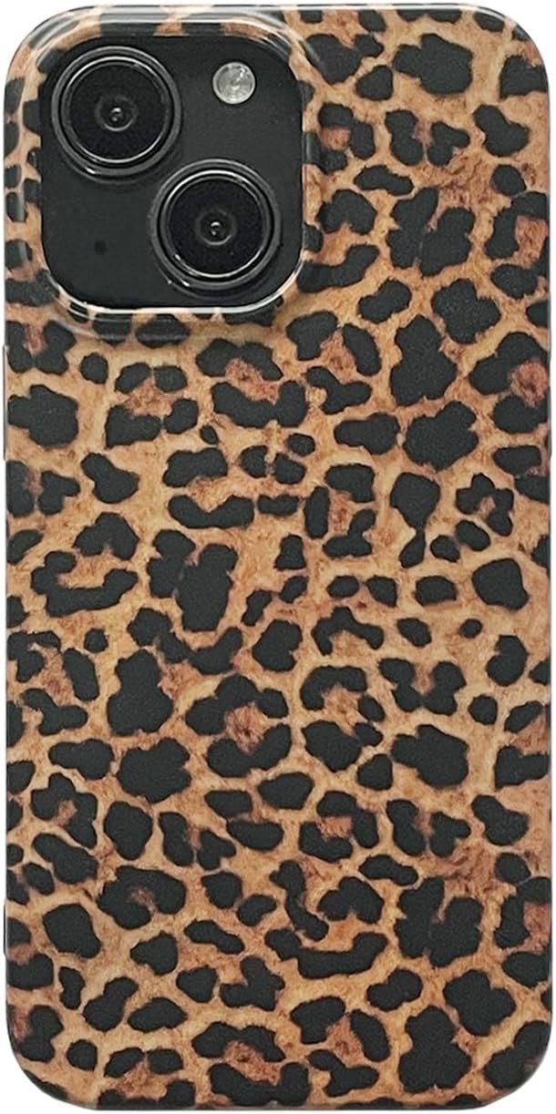 Brown Cheetah Print Leopard Phone Case for iPhone 14/iPhone 13