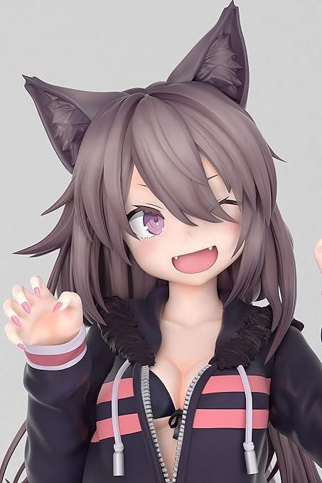 Amazon しゅがお オリジナルイラスト パーカーおおかみっこ W 1 7 塗装済み完成品フィギュア フィギュア ドール 通販