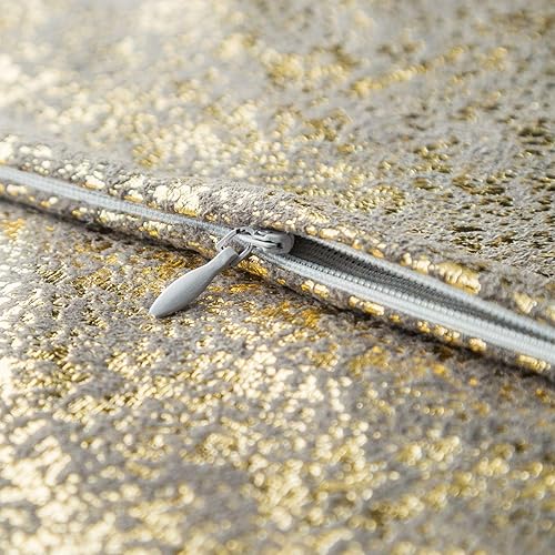 Miniatura 3 de Xinrjojo - Juego de 2 fundas de almohada decorativas de lino y algodón, color liso, 18 x 18