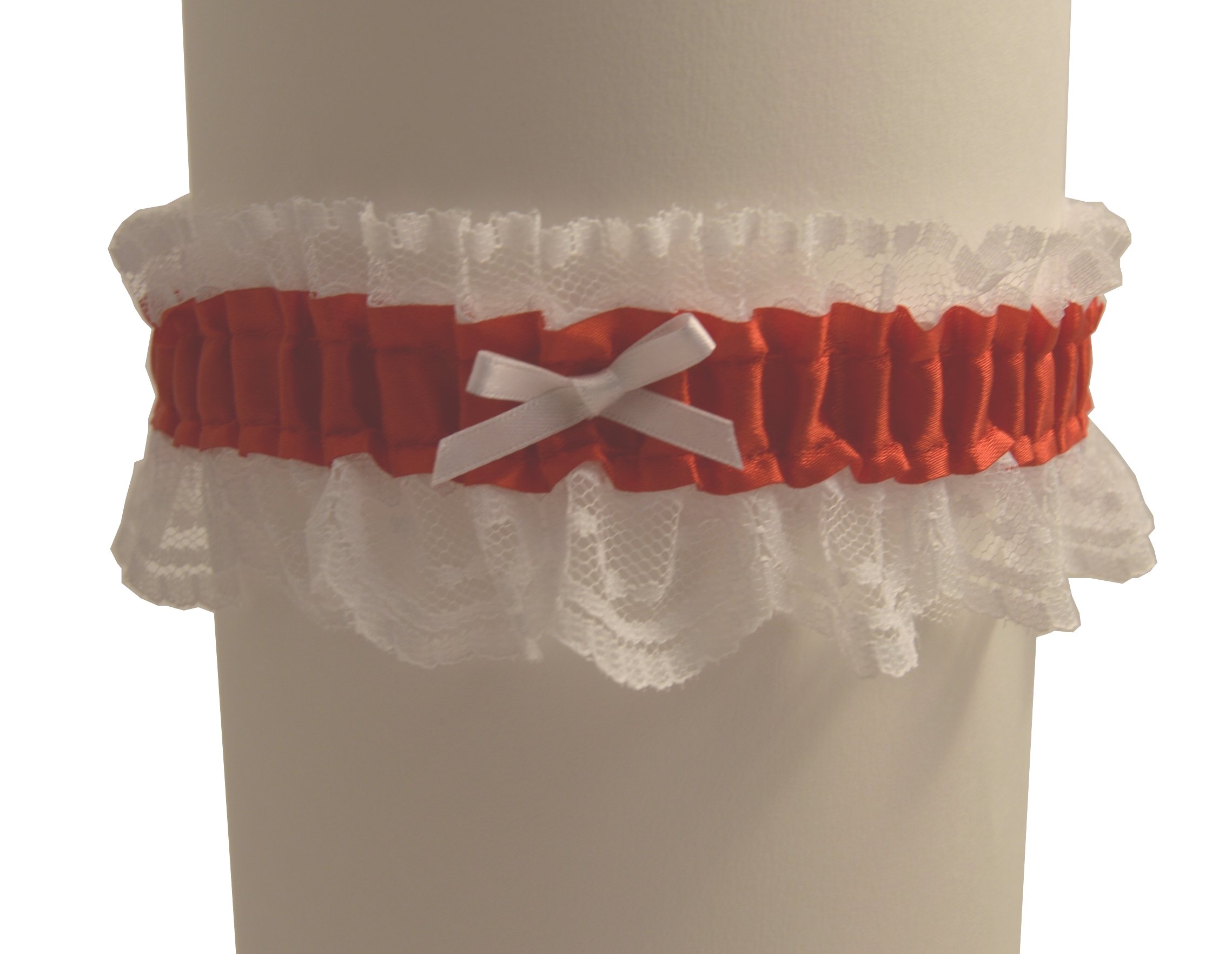Nortexx White Lace Garter Belt With Red Ribbon And Bow,