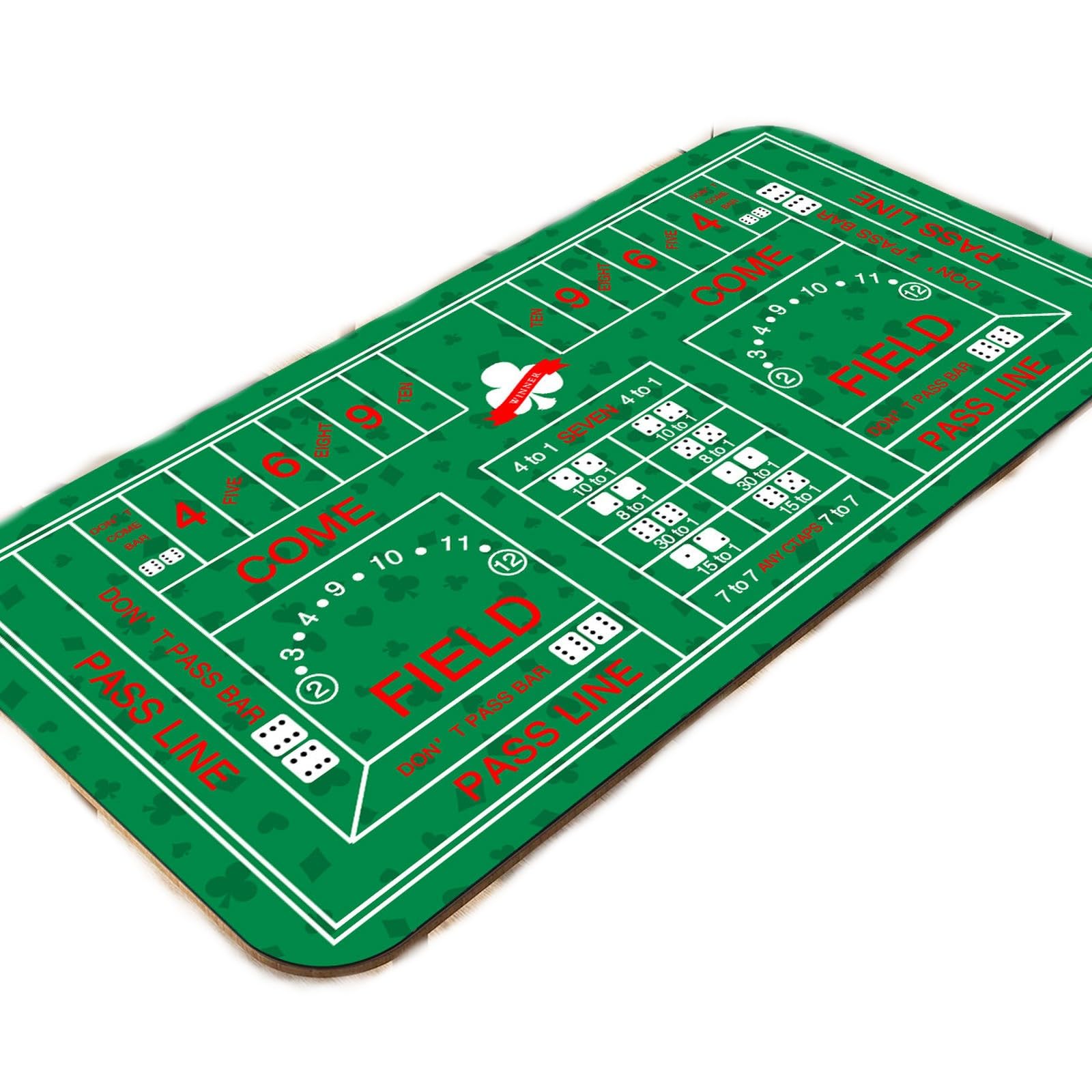 Tovaglie Tappetino da Tavolo Poker Texas Hold'em Antiscivolo Extra Large Baccarat-cubi Nero Blu-90 * 180 Cm