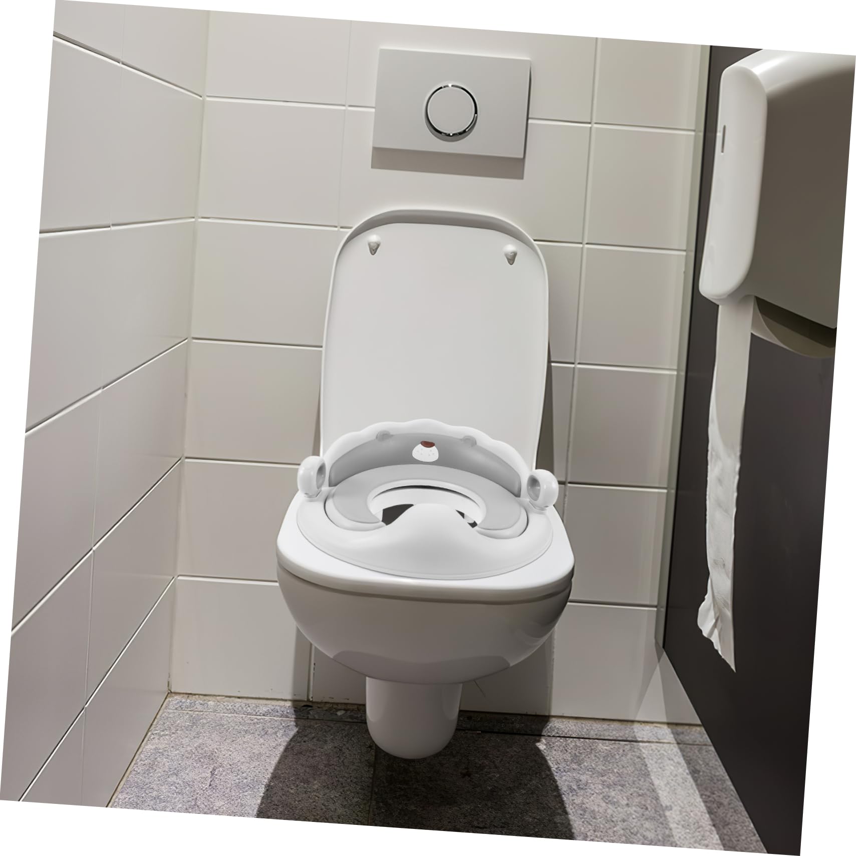 Sosoport Riduttore Wc per Ragazzo Ragazza Piccoli Sedile Antiscivolo in Pp e Tpe, Manici Ergonomici, Leggero e Portatile, per L’addestramento al Vasino a Casa in Viaggio