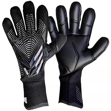 SONLED Professional Goalkeeper Gloves - Youth and Men's Football Latex Gloves With Finger Protection, Multicolor