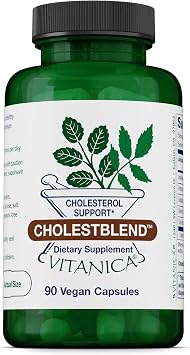 Vitanica Cholestblend, Cholesterol Support, Vegan, 90 Capsules