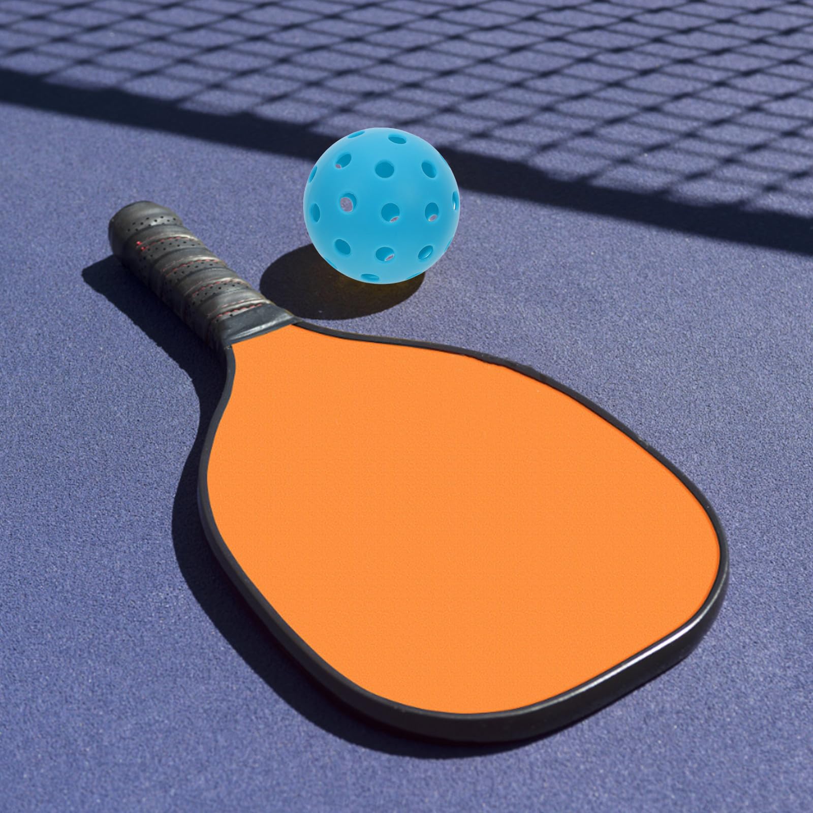 20 Pickleball-Übungsbälle mit 40 Löchern – 74 mm Hohlkammer-Pickleball-Sportbälle mit Luftzirkulation für das Indoor-Training, leise Schlagbälle, gelb