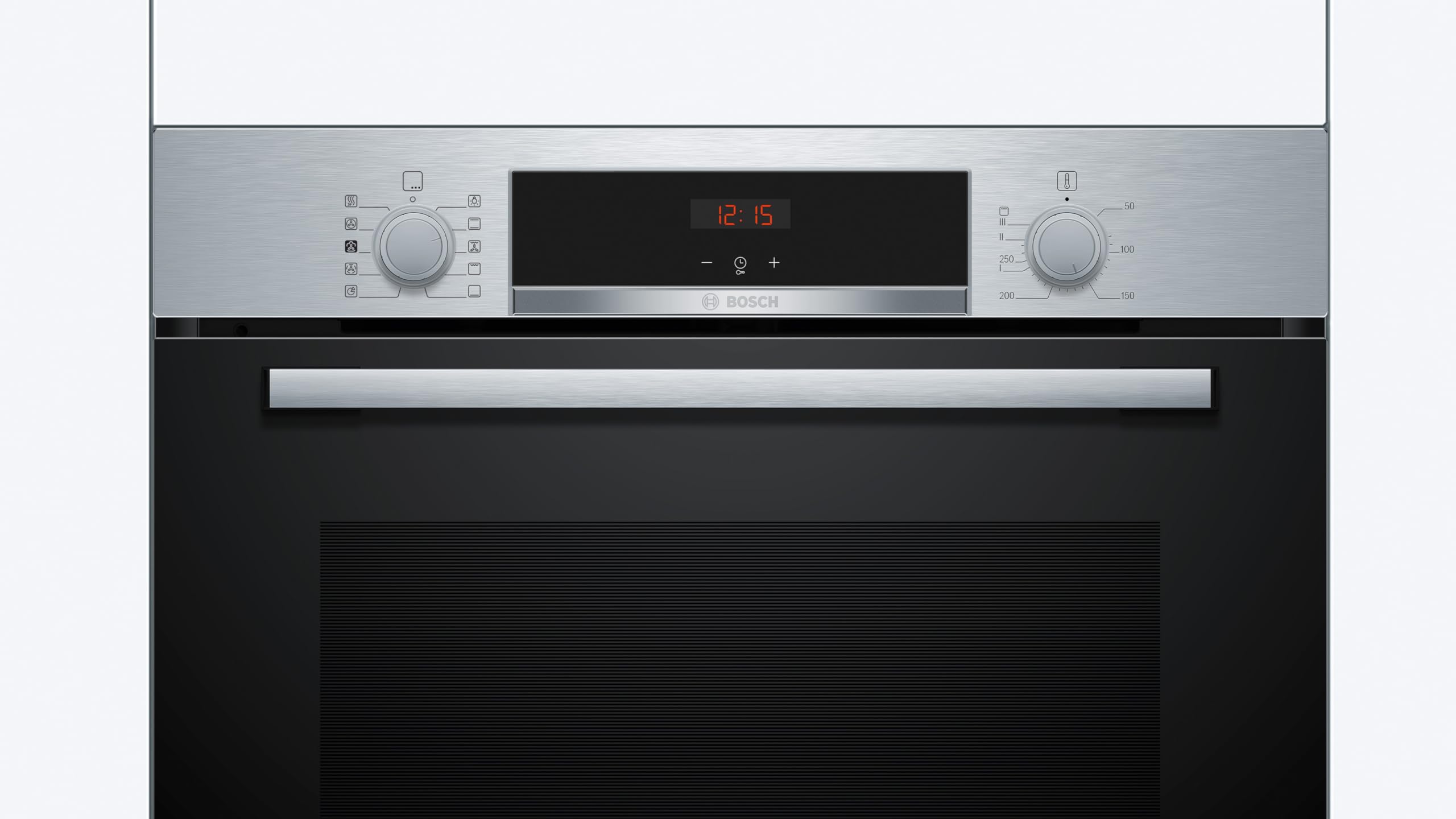 Bosch - Horno Multifunción con Vapor añadido, Serie 4, 60 cm. de ancho, 3D Hotair, Acero, HQA514ES3