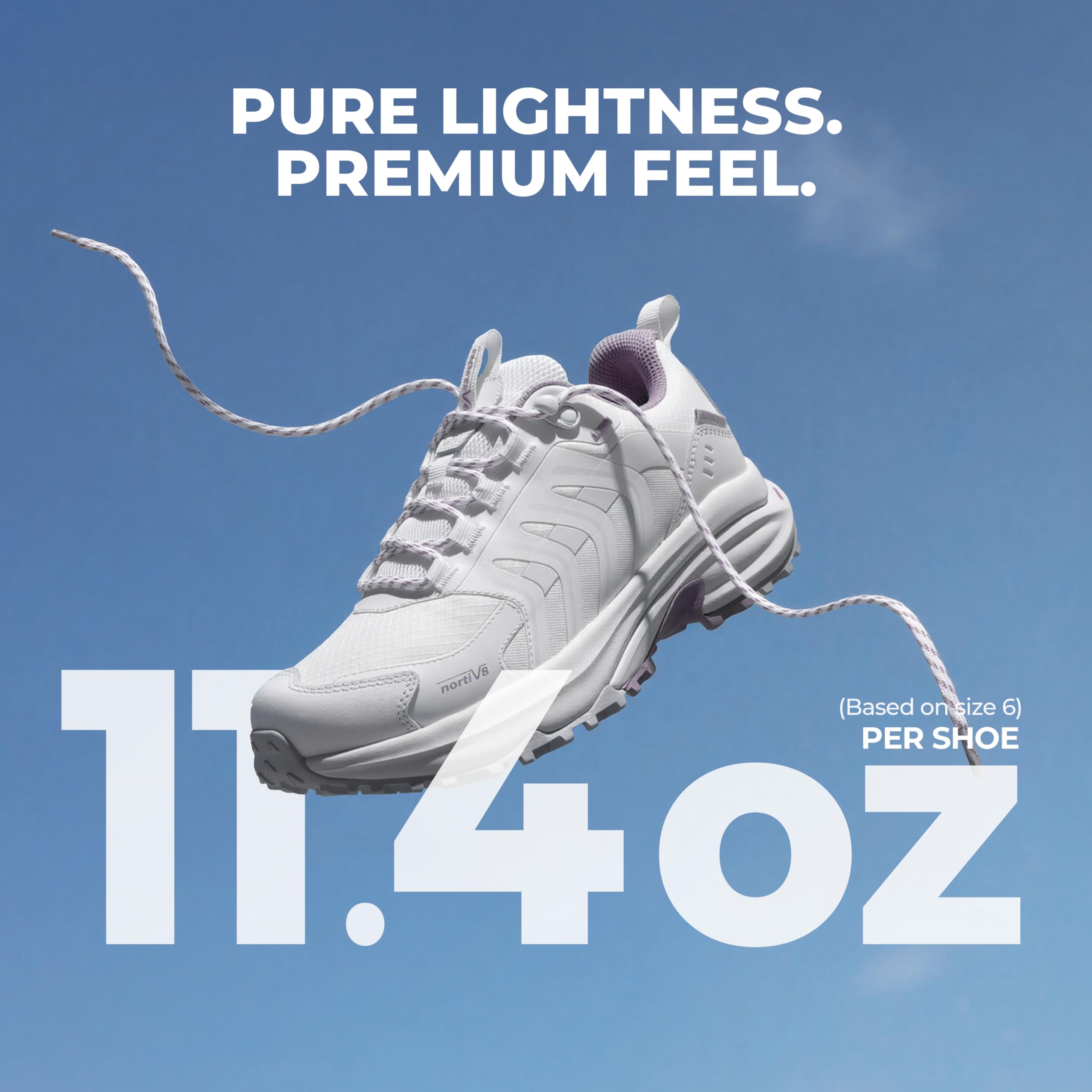 NORTIV 8 Armadillo FieldLite Chaussures de randonnée imperméables et légères pour la marche tout au long de la journée antidérapantes pour le trekking, le camping, l'escalade