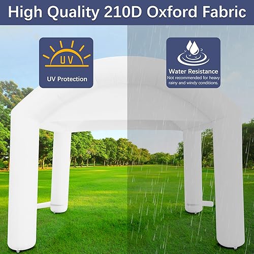 Miniatura 3 de Tienda de campaña con toldo de 13 x 10 pies para fiestas, fácil sombra al aire libre, tienda de campaña inflable grande, plegable, para eventos,