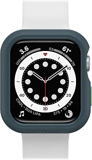 LifeProof Watch Bumper for Apple Watch Series SE 2. gen/SE 1. gen/6/5/4 44mm, stoßfeste, sturzsichere, schlanke Schutzhülle für Apple Watch, schützt den Display und die Kanten, Grau