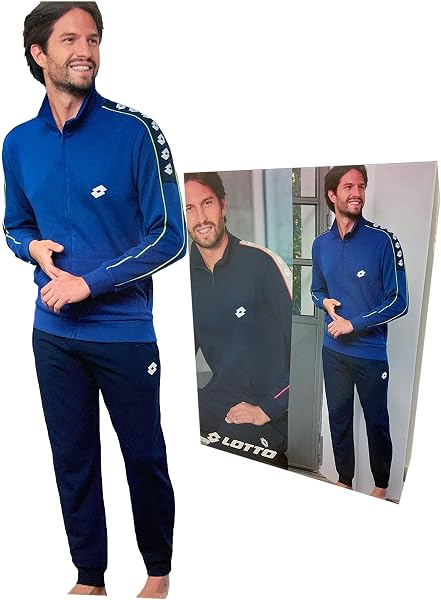 Lotto Lotto Men's Tracksuit in Summer Sweatshirt – Complete Tracksuit – Sporty – Summer – Soft for Your Maximum Comfort in use