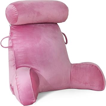 Reading Pillows for Bed Adults, Velvet Arm Back Support Pillows