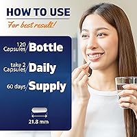 Vista 3 de Vitamatic Serrapeptase 240,000 SPU Servings, 120 Delayed Released Capsules - Enteric Coated - Non-GMO- Made in The USA (120 Count (Pack of 2))