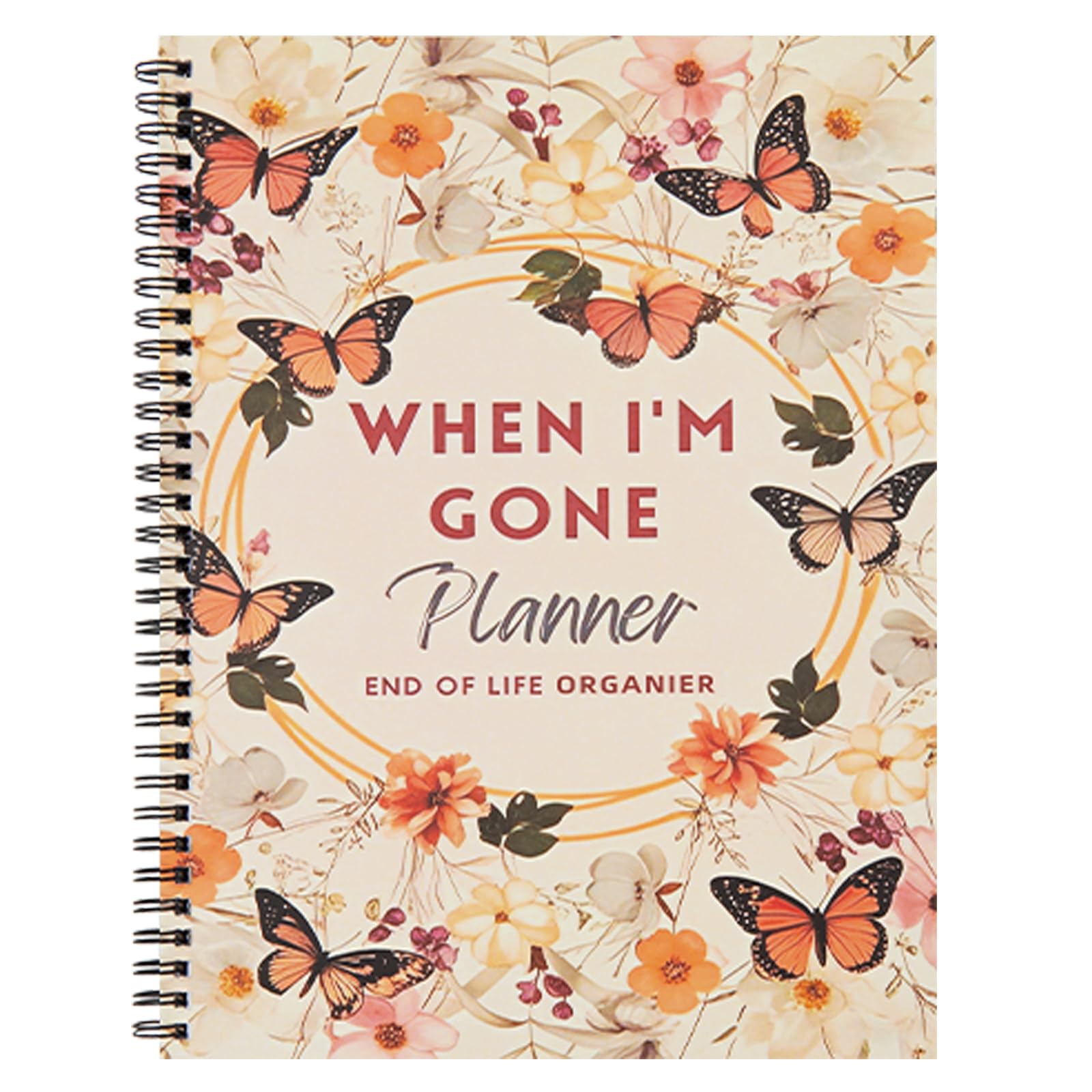 When I’m Gone Planner UK - End of Life Organiser for Final Wishes, Funeral Plans, and Family Information A Gentle Organizer for My Account Important Documents, and Estate Planning After Death — image 1
