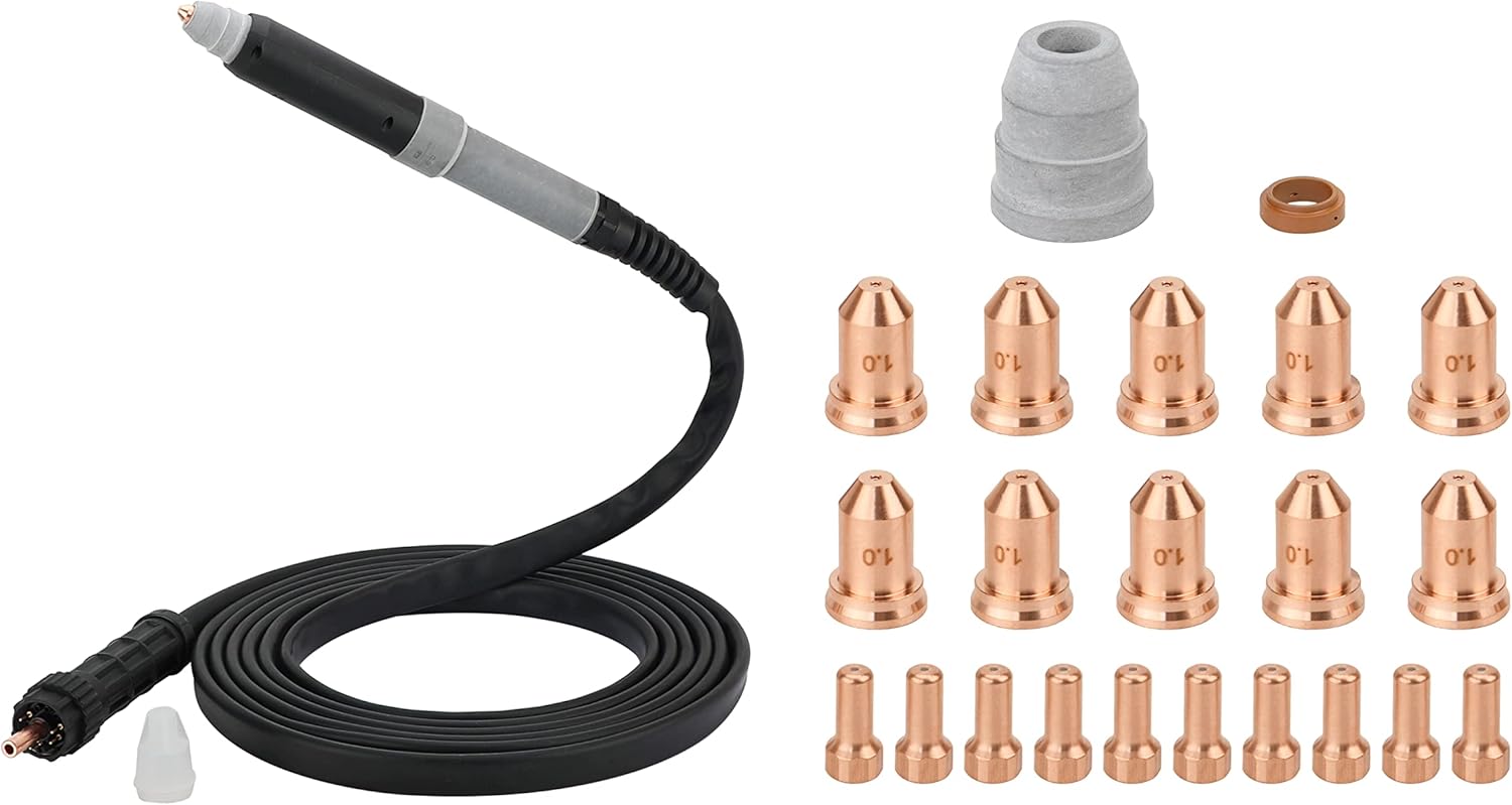 PTM80 CNC Plasma Cutting Torch, Blow Back Straight Torch Cutting Head