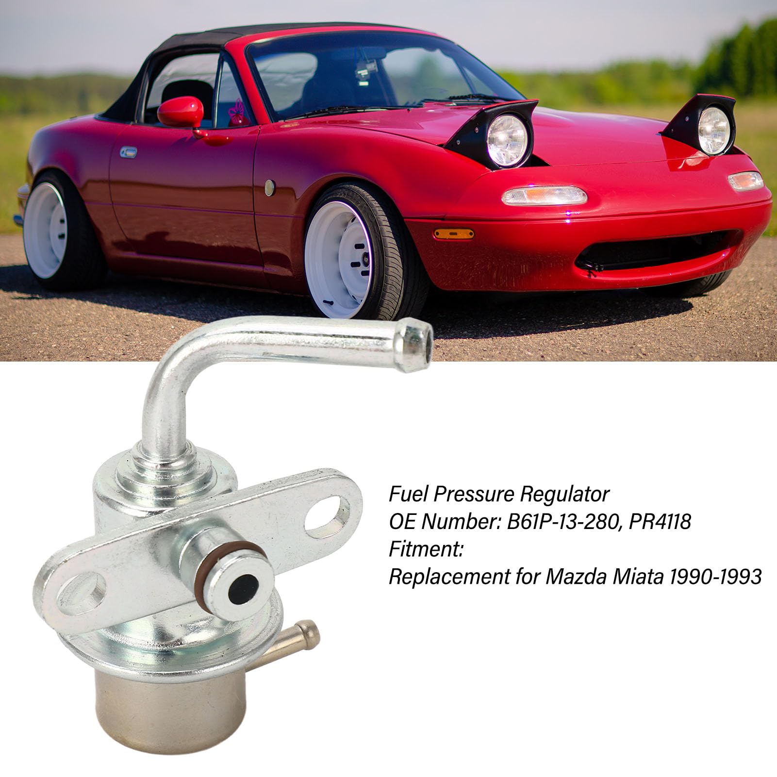 Regolatore Pressione Carburante Per Mazda Miata MX5 1990-1993 - Ricambio B61P-13-280 - Foto 3