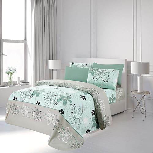 Miniatura 5 de James - Juego de sábanas de microfibra de lujo de 4 piezas, sin arrugas, tamaño individual