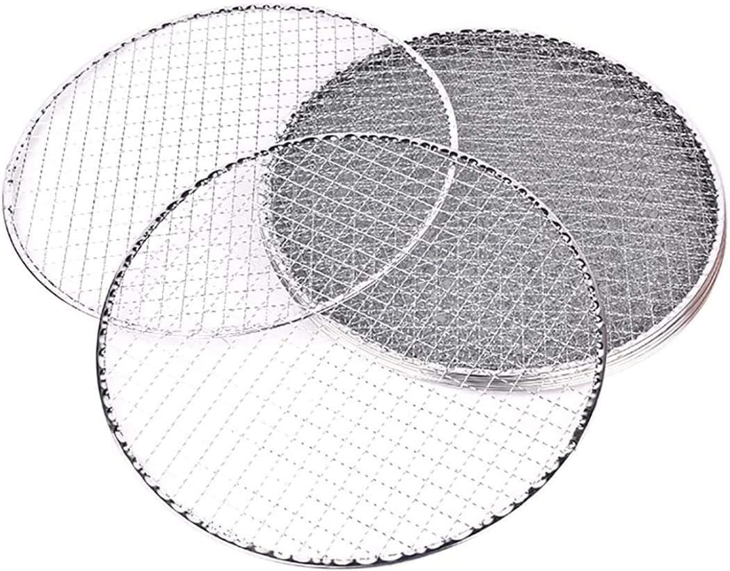 B&C.Room Rond Disposable Wire Grilling Racks Iron Roasting